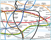 An alternative to the London Underground map