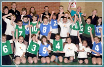 Tam Fry visited the University to see its cutting edge work on improving fitness amongst young people