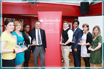 Big E Award winners with Pro-Vice-Chancellor Andy Downton
