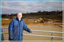 Projects Officer Andrew Hayward views the Knowledge Gateway site