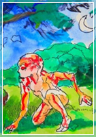 Painting by Derek Walcott