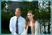 Professor Jules Pretty and Ella Passingham