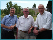 Ian Yearsley, Nick Rowlands and Geoff Baister