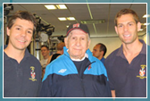 Julio Cesar Leon with David Gladwell and Justin Hubbard