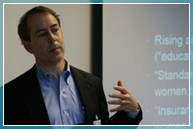 Keynote speaker Professor Thomas DiPrete 