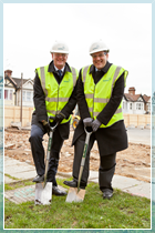 Vice-Chancellor Professor Colin Riordan and Registrar Bryn Morris