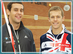 Scott Moorhouse and Dom King at the University of Essex Sports Centre