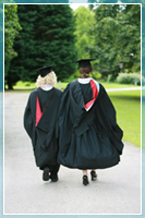 Two graduating students