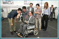 A delegation from Chinese embassy in London having a demonstration into some Essex research