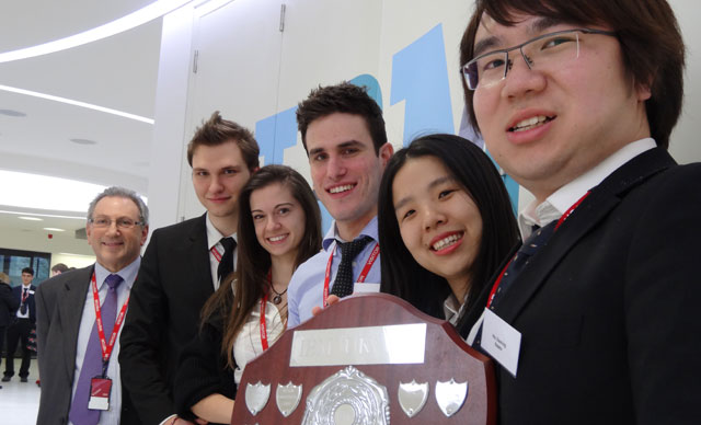 The winning Essex Business School team