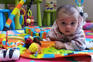 Baby in the Essex Babylab