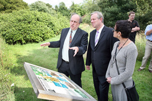 Australian High Commissioner with Professor James Raven