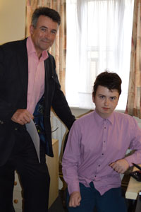 Bernard Jenkin MP and Essex student Ruairi Hipkin