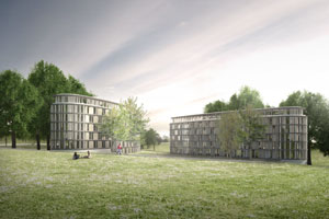 Artist's impression of the Meadows Phase 2 development
