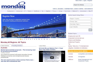 Mondaq website