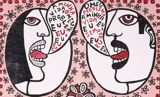 um + um = dois? (1967), Antonio Henrique Amaral. Donated by the artist.
